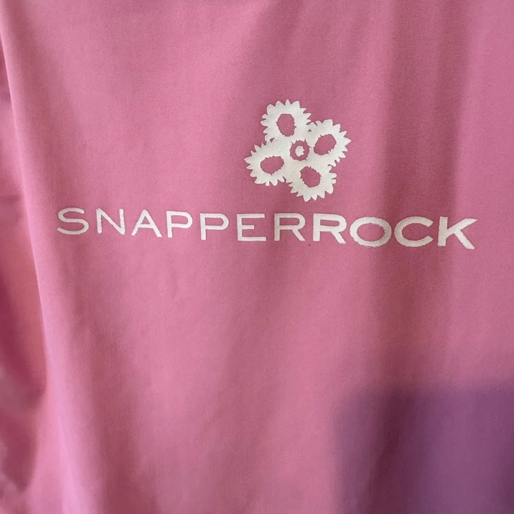 Snapper Rock Pink and White Rash Guard Size Kids 14